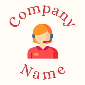 Customer service logo on a Floral White background - Empresa & Consultantes