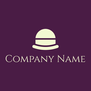 Bowler hat on a Blackberry background - Moda & Belleza