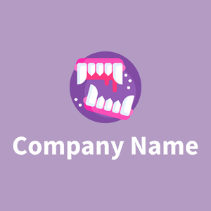 Vampire logo on a East Side background - Abstrakt