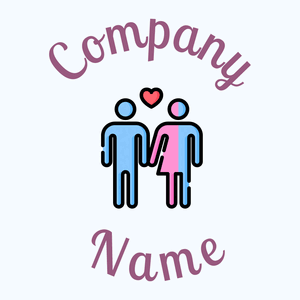 Bisexual logo on a Blue background - Community & No profit