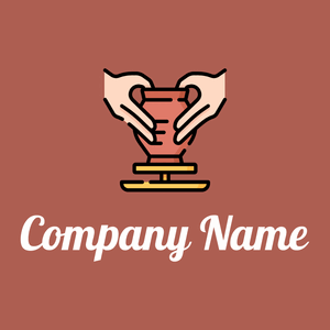 Pottery logo on a Sante Fe background - Educación