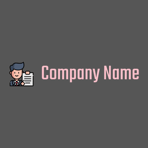 Businessman logo on a Mortar background - Negócios & Consultoria
