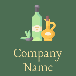 Oil logo on a Como background - Landbouw