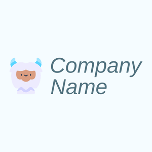 Yeti logo on a Alice Blue background - Abstract