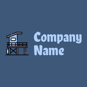 Lifeguard tower on a Chambray background - Segurança