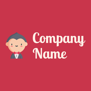 Groom logo on a Old Rose background - Moda & Belleza