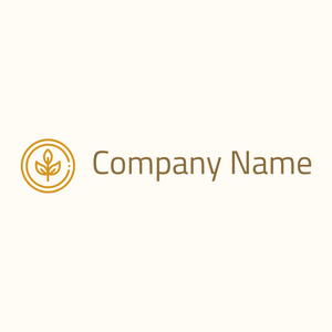 Organic logo on a Floral White background - Medio ambiente & Ecología