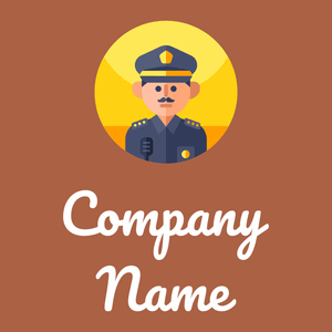 Customs agent logo on a Tuscany background - Sicherheit
