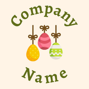 Easter eggs on a Seashell background - Religiosidade