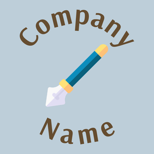 Ink pen logo on a Spindle background - Comunicaciones