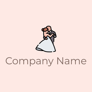 Dance logo on a Misty Rose background - Bruiloft diensten