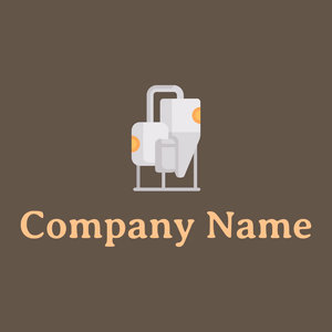 Brewery logo on a Judge Grey background - Alimentos & Bebidas