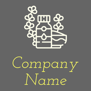 Aromatherapy logo on a Dim Gray background - Wellness & Beauty
