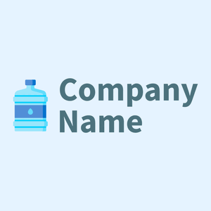 Columbia Blue Gallon on a Alice Blue background - Cibo & Bevande