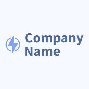 Electricity logo on a Alice Blue background - Construção & Ferramentas