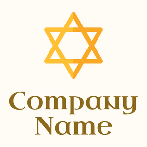 Judaism logo on a Floral White background - Religion et spiritualité