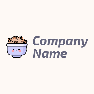 Oat logo on a Seashell background - Agriculture