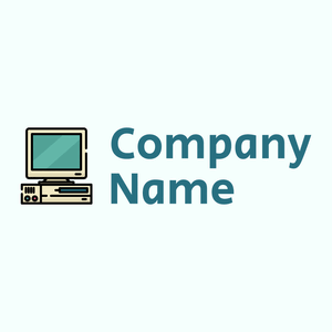 Computer logo on a Azure background - Sommario