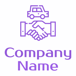 Car dealer logo on a White background - Automobile & Véhicule