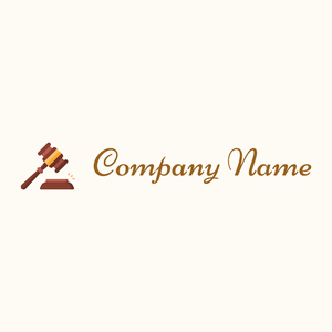 Law logo on a Floral White background - Zakelijk & Consulting