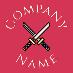 Katana logo on a Brick Red background - Domaine sportif