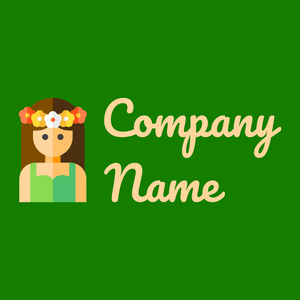 Hawaii logo on a Green background - Viajes & Hoteles