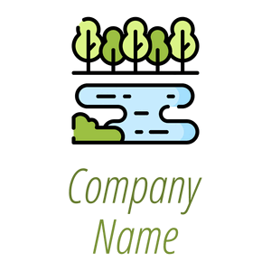 Lake logo on a White background - Environmental & Green