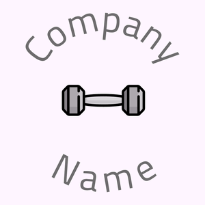 Dumbbell on a Magnolia background - Sport