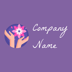 Beauty logo on a Scampi background - Spa & Estética