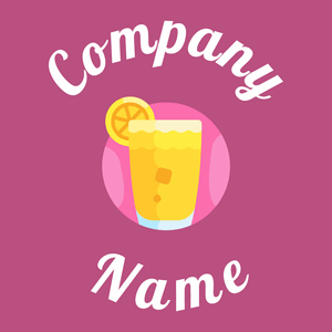 Orange juice logo on a Royal Heath background - Comida & Bebida
