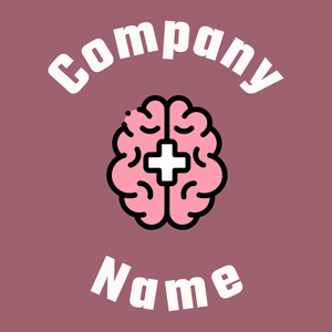 Mental health logo on a Mauve Taupe background - Medical & Farmacia