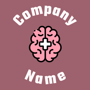 Mental health logo on a Mauve Taupe background - Médicale & Pharmaceutique