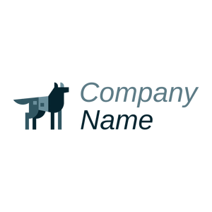 Wolf logo on a White background - Animals & Pets