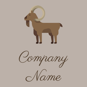 Goat logo on a Tide background - Dieren/huisdieren