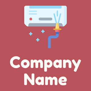 Cleaning logo on a Blush background - Limpeza & Manutenção