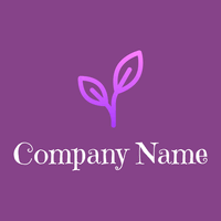 Tea leaf logo on a Eminence background - Eten & Drinken