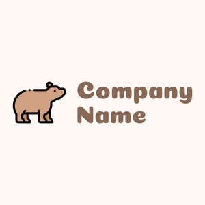 Standing Bear on a Seashell background - Animales & Animales de compañía
