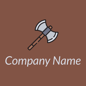 Axes on a Dark Wood background - Abstracto