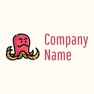 Kraken logo on a Floral White background - Dieren/huisdieren