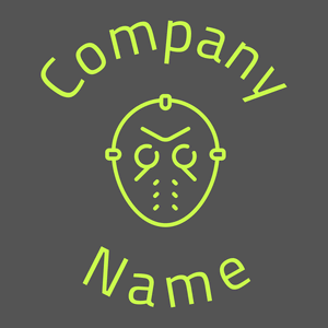 Killer mask logo on a Mortar background - Entertainment & Kunst