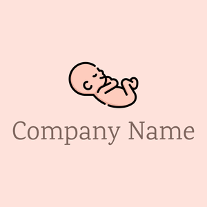 Newborn on a Misty Rose background - Niños & Guardería