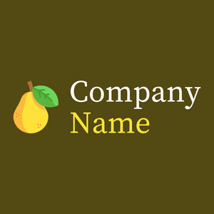 Pear on a Baker's Chocolate background - Alimentos & Bebidas