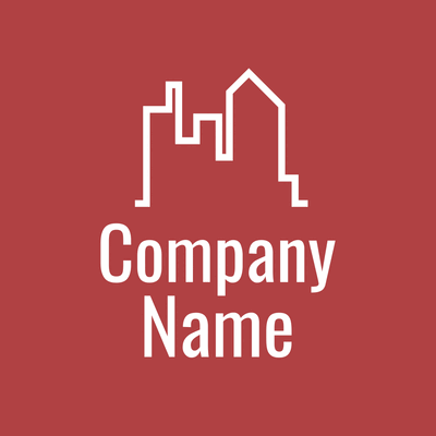 Logo con silueta de ciudad - Empresa & Consultantes Logotipo