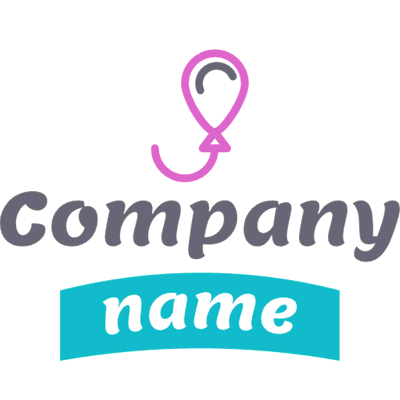 Logotipo globo rosa - Juegos & Entretenimiento Logotipo