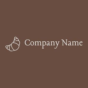 Croissant logo on a Spice background - Nourriture & Boisson