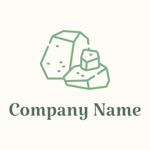 Coal logo on a Floral White background - Negócios & Consultoria