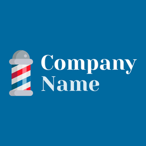 Link Water Barber shop on a Cerulean background - Moda & Belleza