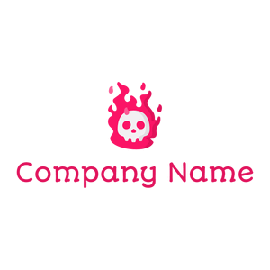 Death logo on a White background - Abstracto