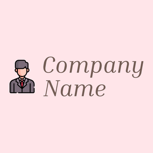 Businessman on a Misty Rose background - Abstrait