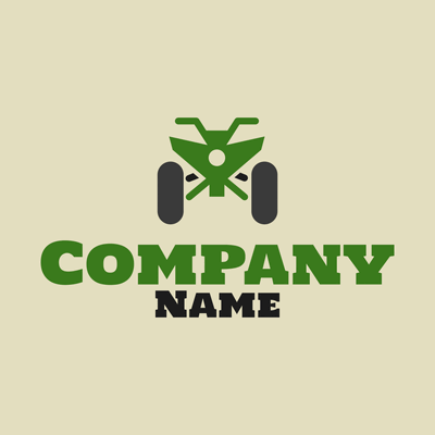 Green all-terrain vehicle logo - Automotive & Vehicle